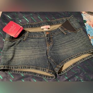 ISABEL maternity shorts for women color blue black new size 2